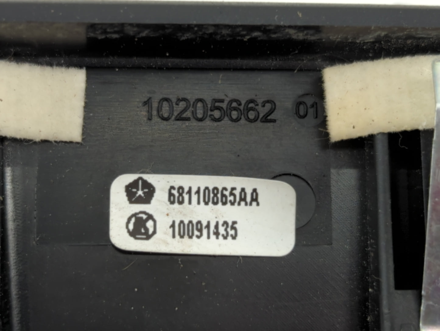 2012-2016 Chrysler Town & Country Master Power Window Switch Replacement Driver Side Left P/N:68110865AA Fits OEM Used Auto 