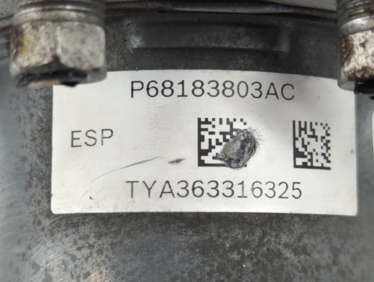 2014 Chrysler Town & Country Anti-Lock Brake ABS Pump Module Actuator OEM P/N:P68183803AC Fits OEM Used Auto Parts - Oemused