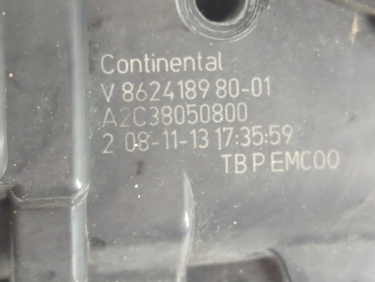 2014 Chrysler Town & Country Throttle Body P/N:A2C38050800 Fits OEM Used Auto Parts - Oemusedautoparts1.com