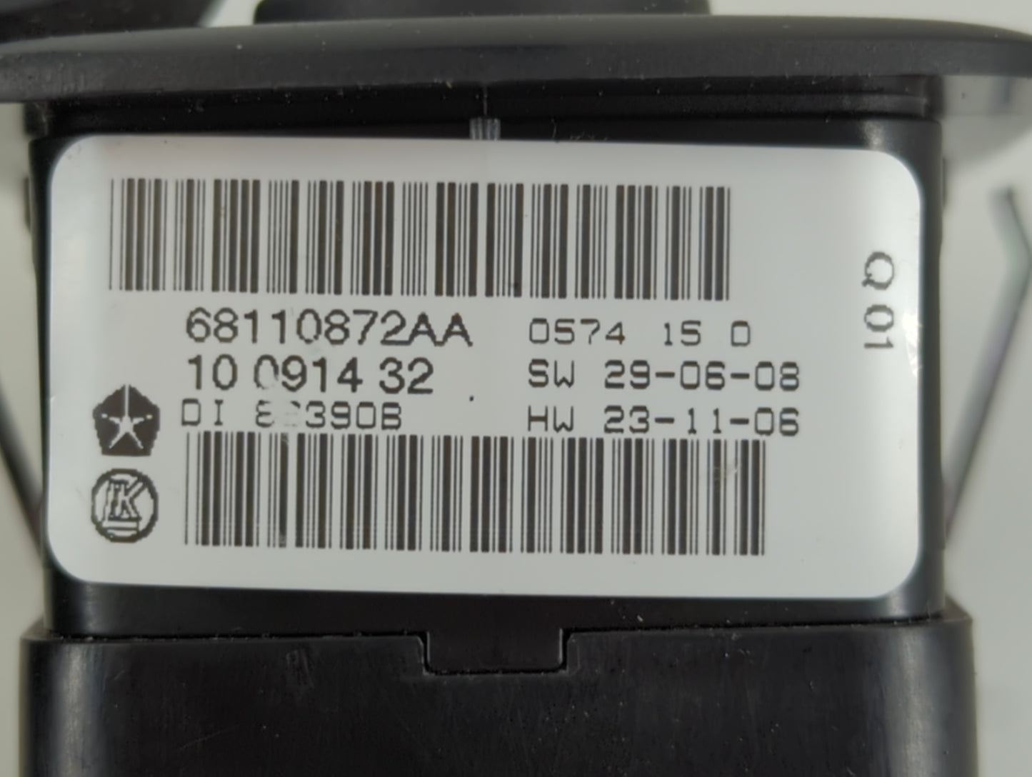 2012-2016 Chrysler Town & Country Master Power Window Switch Replacement Driver Side Left P/N:68110872AA Fits OEM Used Auto 