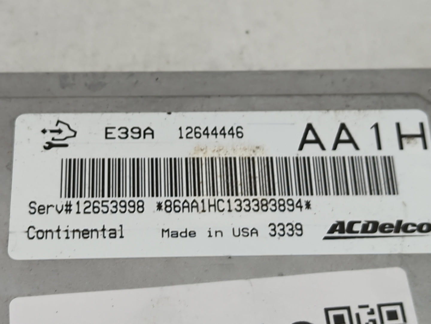2013-2016 Chevrolet Malibu PCM Engine Control Computer ECU ECM PCU OEM P/N:12644446 Fits Fits 2013 2014 2015 2016 OEM Used A