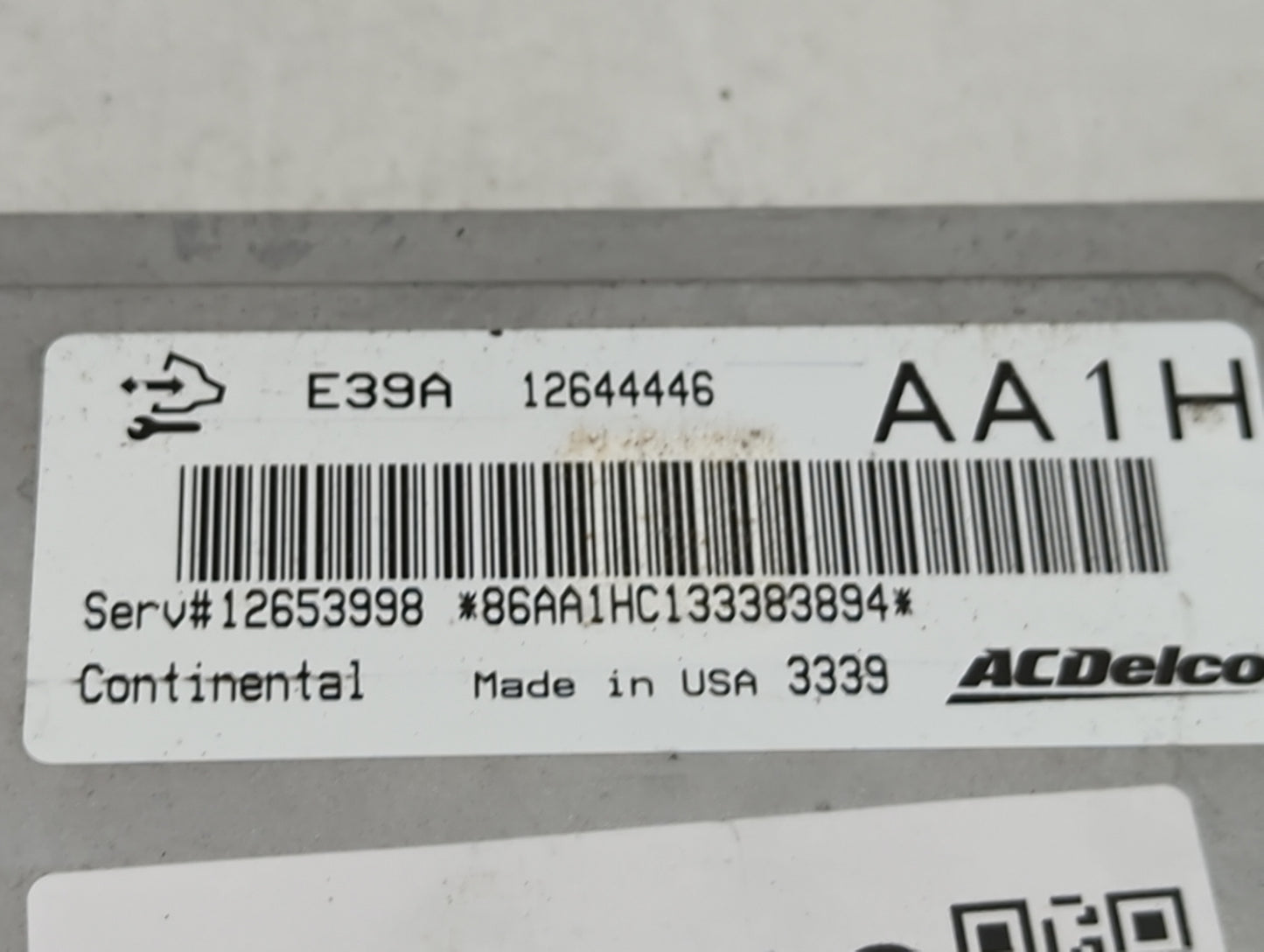 2013-2016 Chevrolet Malibu PCM Engine Control Computer ECU ECM PCU OEM P/N:12644446 Fits Fits 2013 2014 2015 2016 OEM Used A