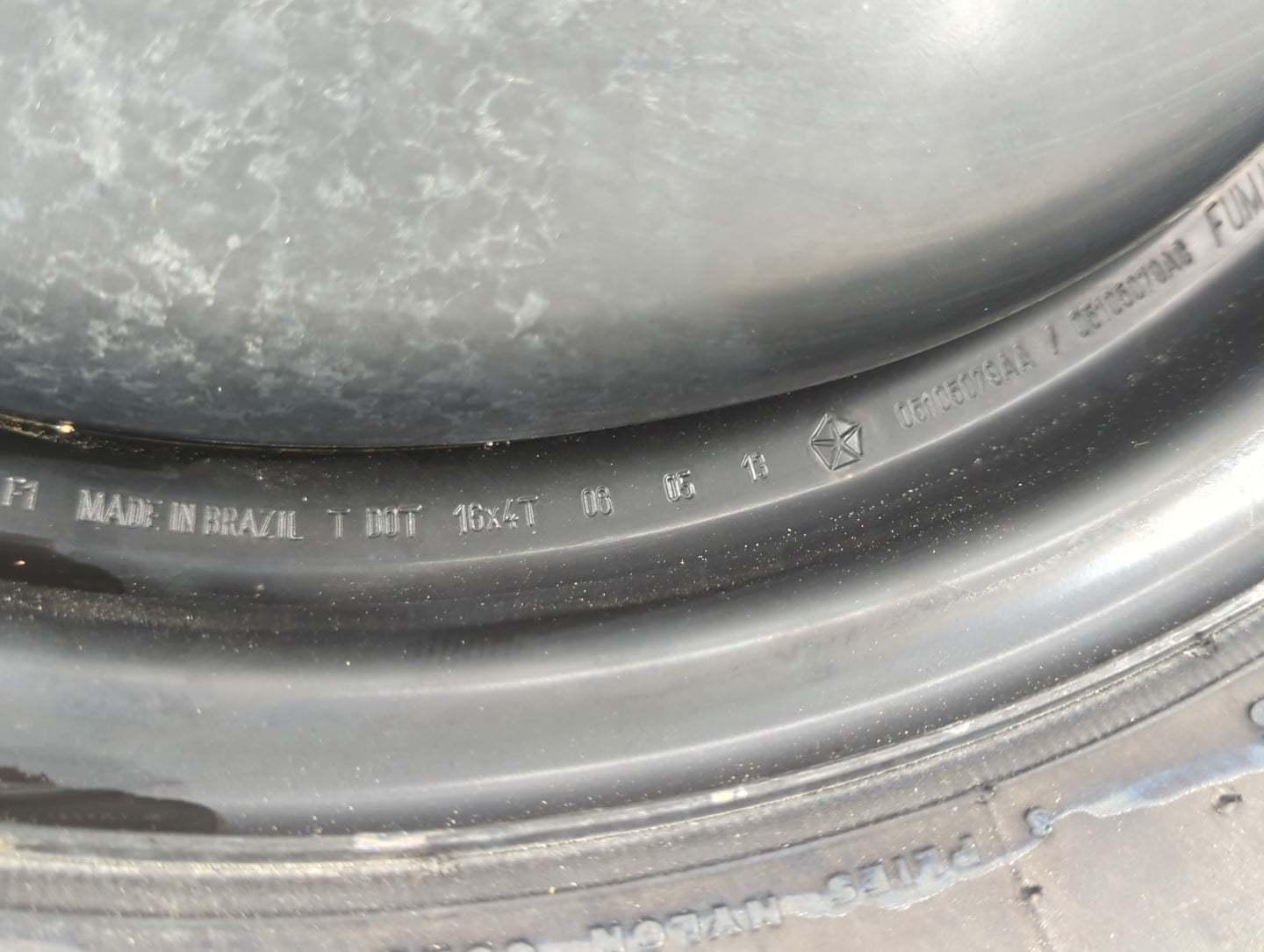 2008-2014 Dodge Avenger Spare Donut Tire Wheel Rim Oem - Oemusedautoparts1.com