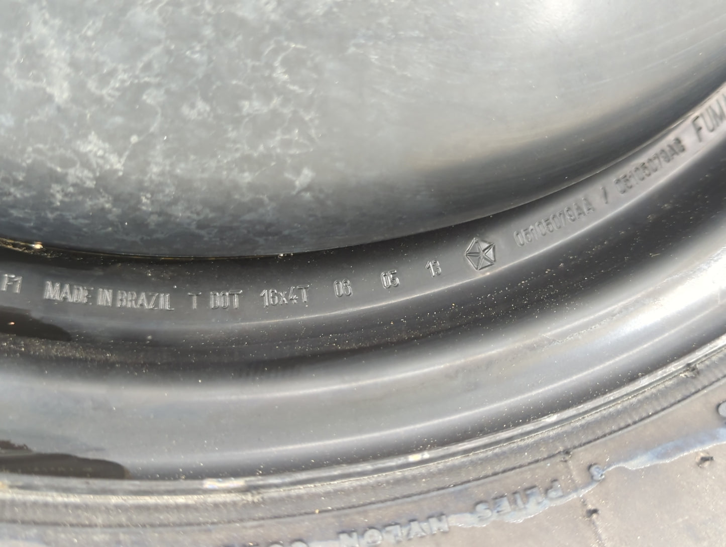 2008-2014 Dodge Avenger Spare Donut Tire Wheel Rim Oem - Oemusedautoparts1.com