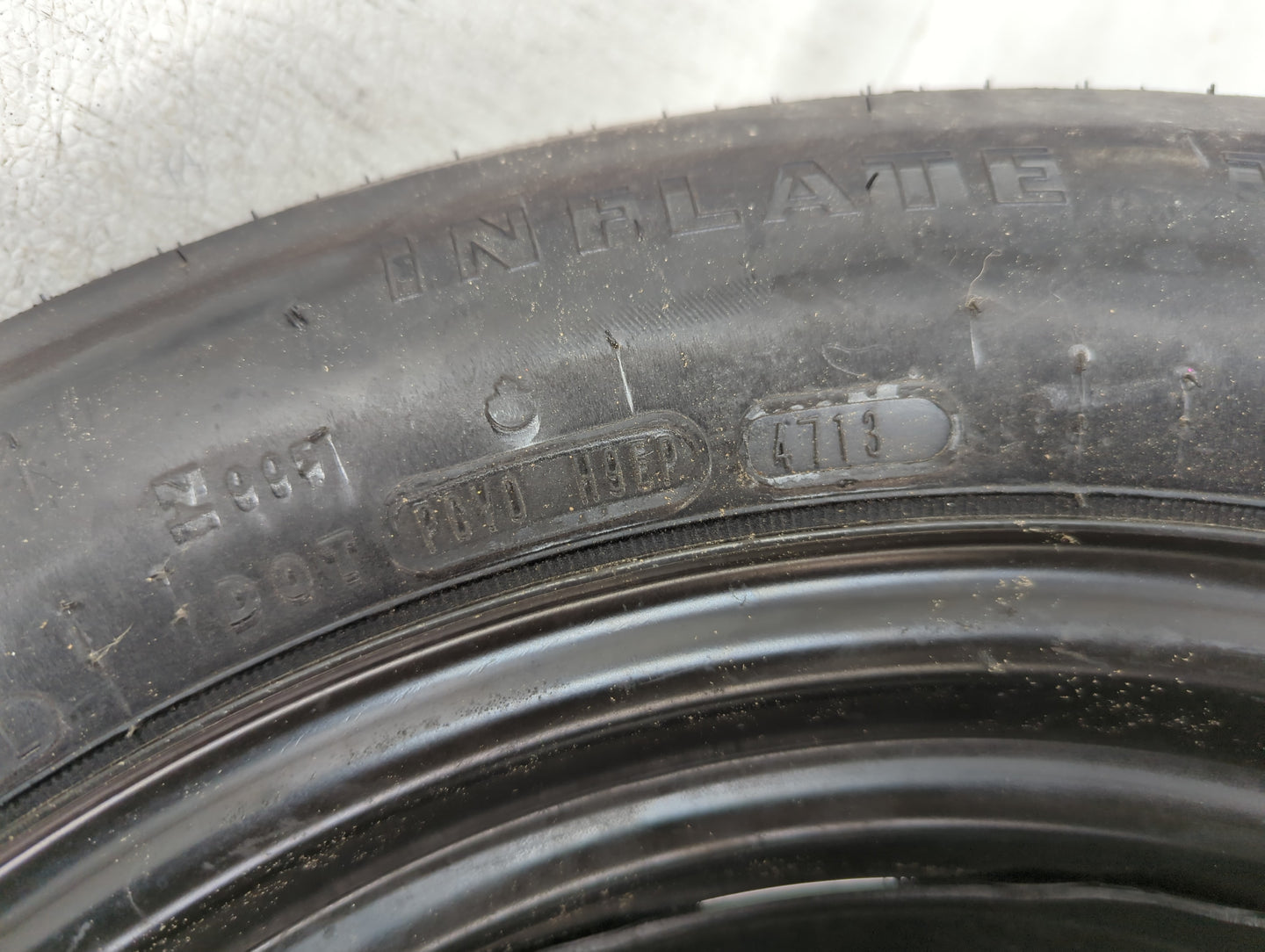 2008-2014 Dodge Avenger Spare Donut Tire Wheel Rim Oem - Oemusedautoparts1.com