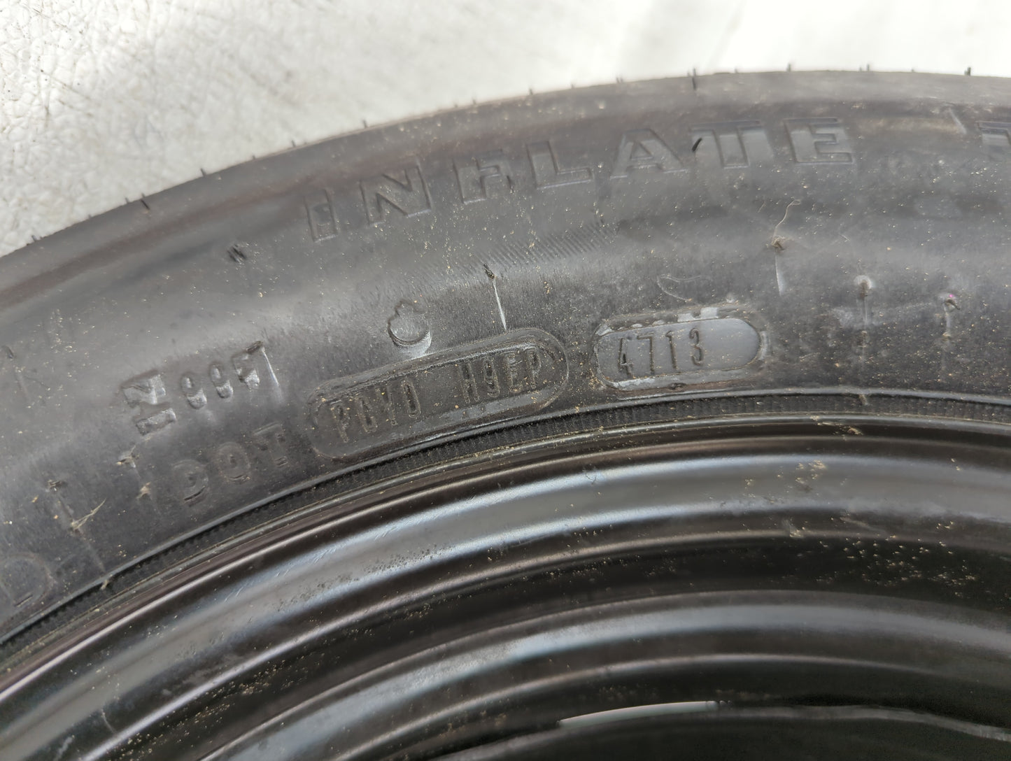 2008-2014 Dodge Avenger Spare Donut Tire Wheel Rim Oem - Oemusedautoparts1.com