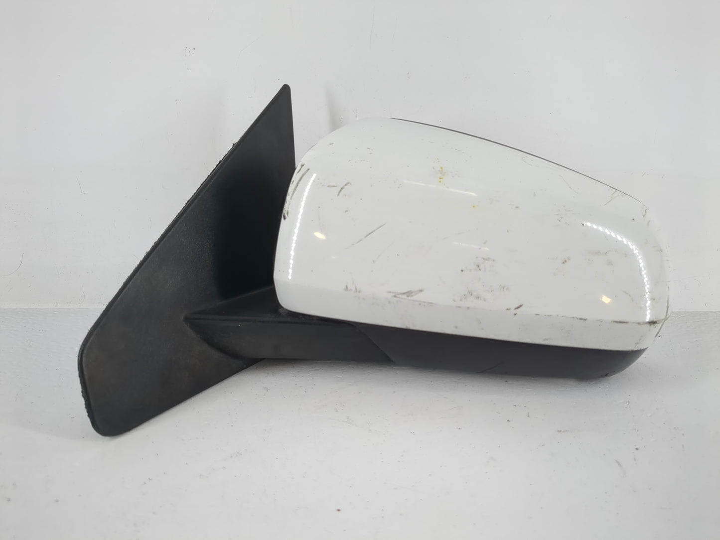 2013-2014 Dodge Avenger Driver Left Side View Manual Door Mirror White - Oemusedautoparts1.com