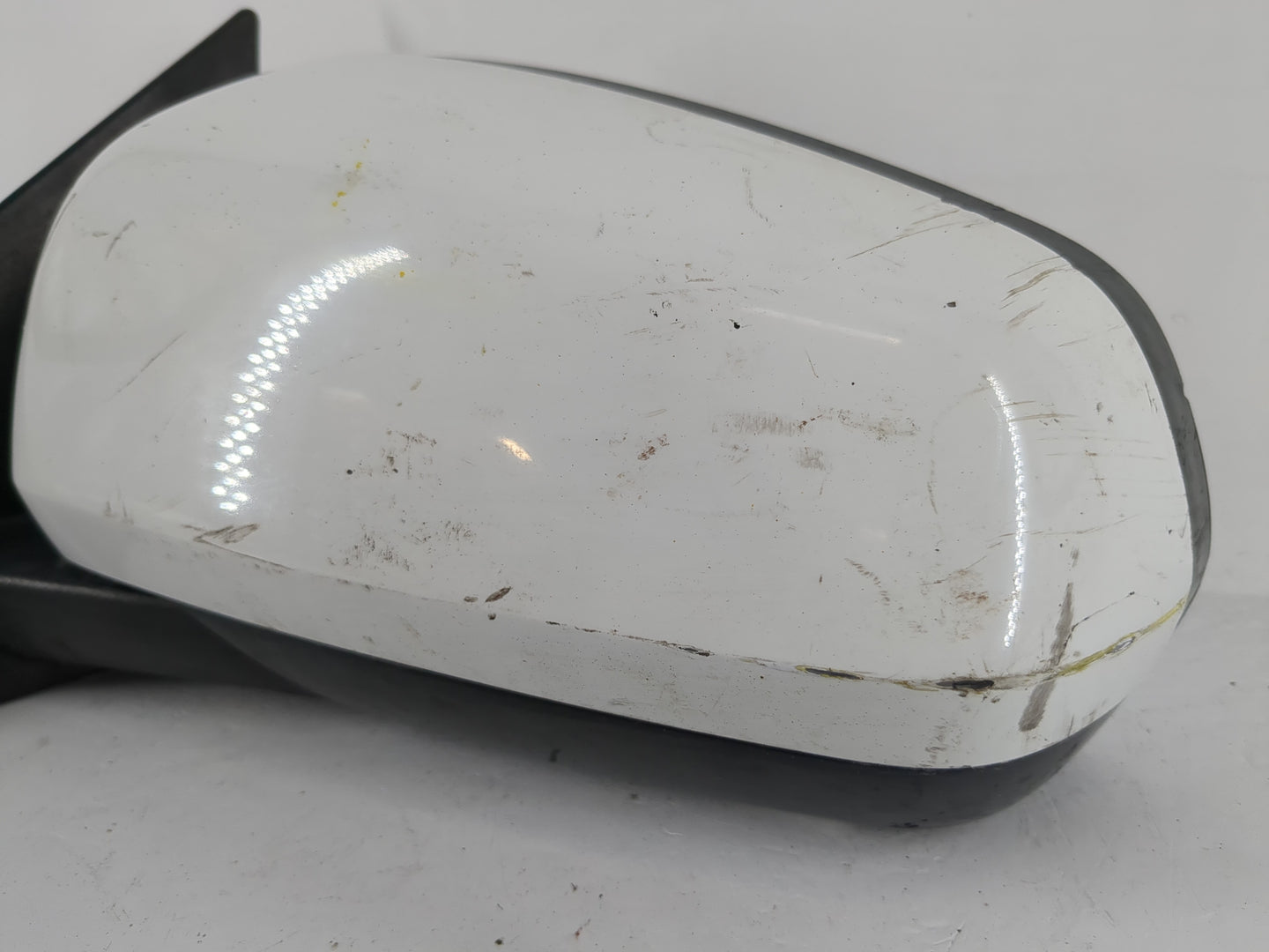 2013-2014 Dodge Avenger Driver Left Side View Manual Door Mirror White - Oemusedautoparts1.com