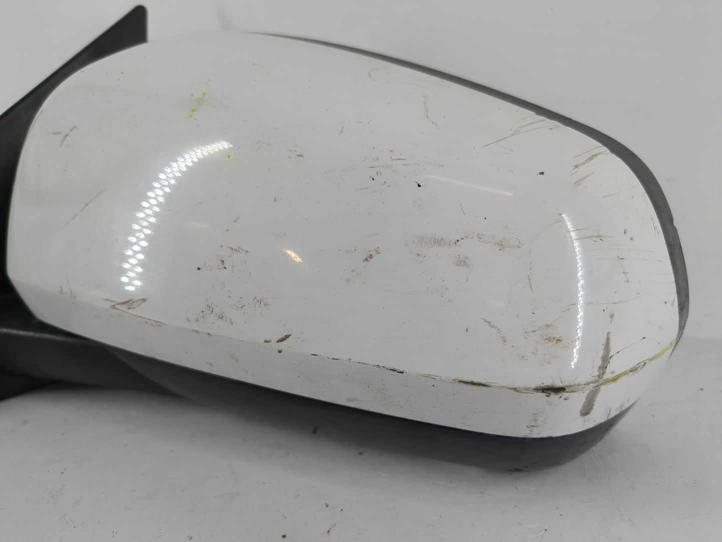 2013-2014 Dodge Avenger Driver Left Side View Manual Door Mirror White - Oemusedautoparts1.com