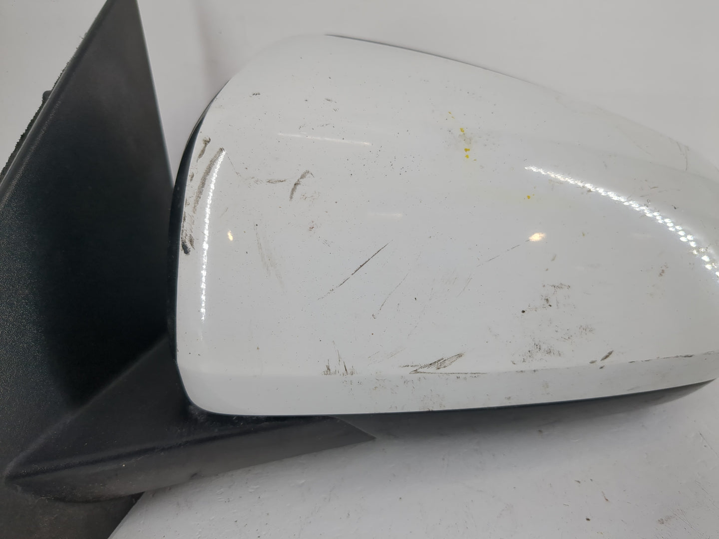 2013-2014 Dodge Avenger Driver Left Side View Manual Door Mirror White - Oemusedautoparts1.com