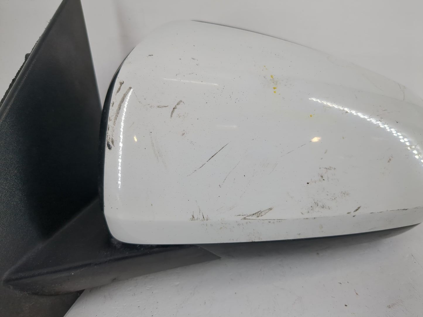 2013-2014 Dodge Avenger Driver Left Side View Manual Door Mirror White - Oemusedautoparts1.com