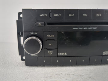 2013-2014 Dodge Avenger Radio AM FM Cd Player Receiver Replacement P/N:P05091163AC Fits Fits 2013 2014 OEM Used Auto Parts