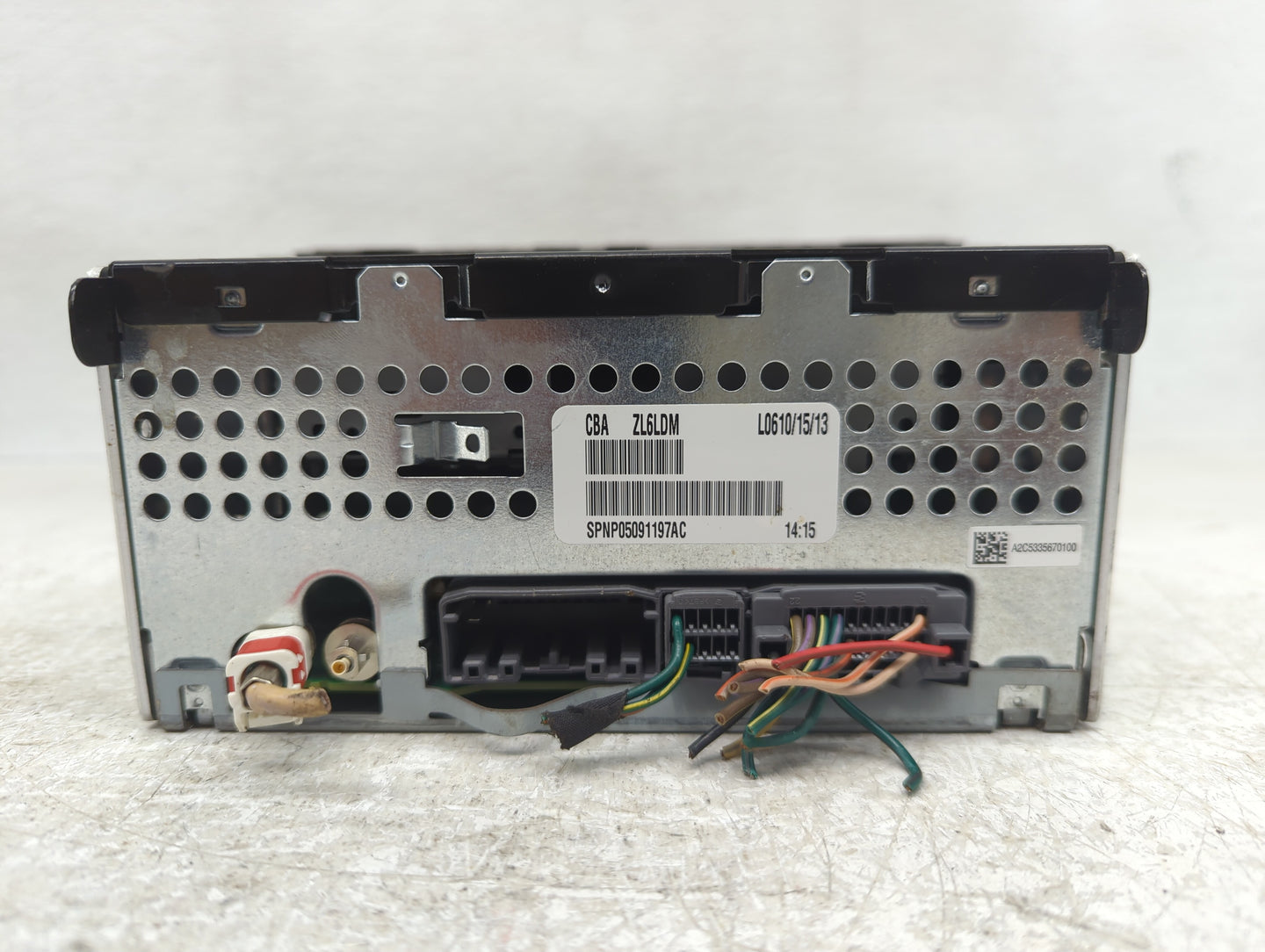 2013-2014 Dodge Avenger Radio AM FM Cd Player Receiver Replacement P/N:P05091197AC Fits Fits 2013 2014 OEM Used Auto Parts -