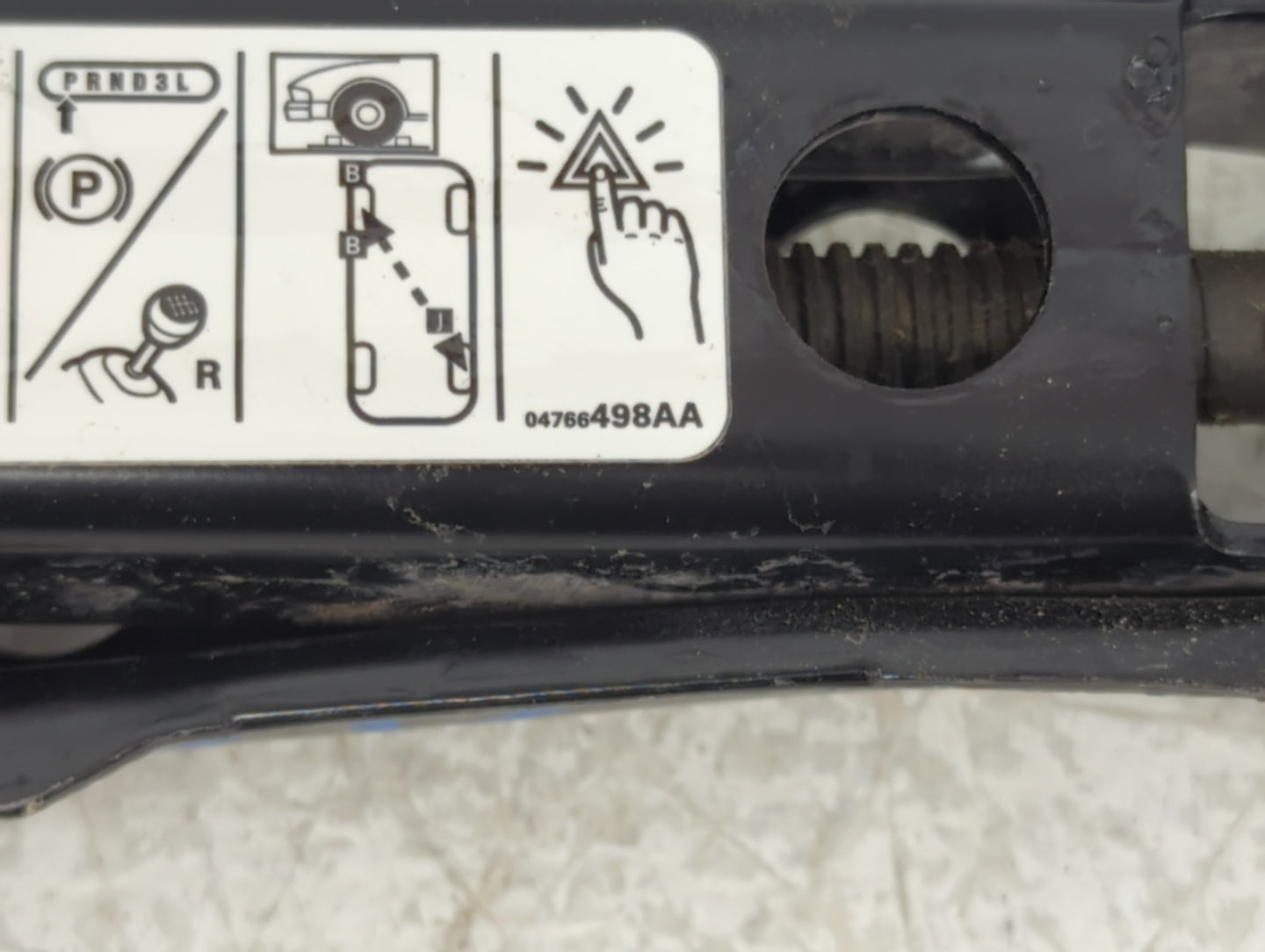 2014 Dodge Avenger Spare Scissor Car Jack - Oemusedautoparts1.com