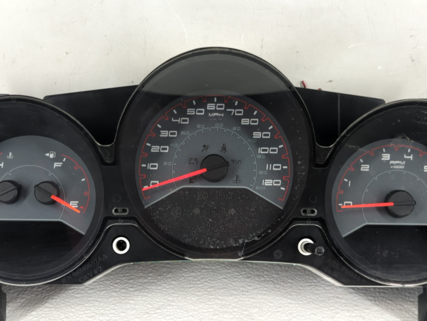 2011-2014 Dodge Avenger Instrument Cluster Speedometer Gauges P/N:P56046511AF Fits Fits 2011 2012 2013 2014 OEM Used Auto Pa