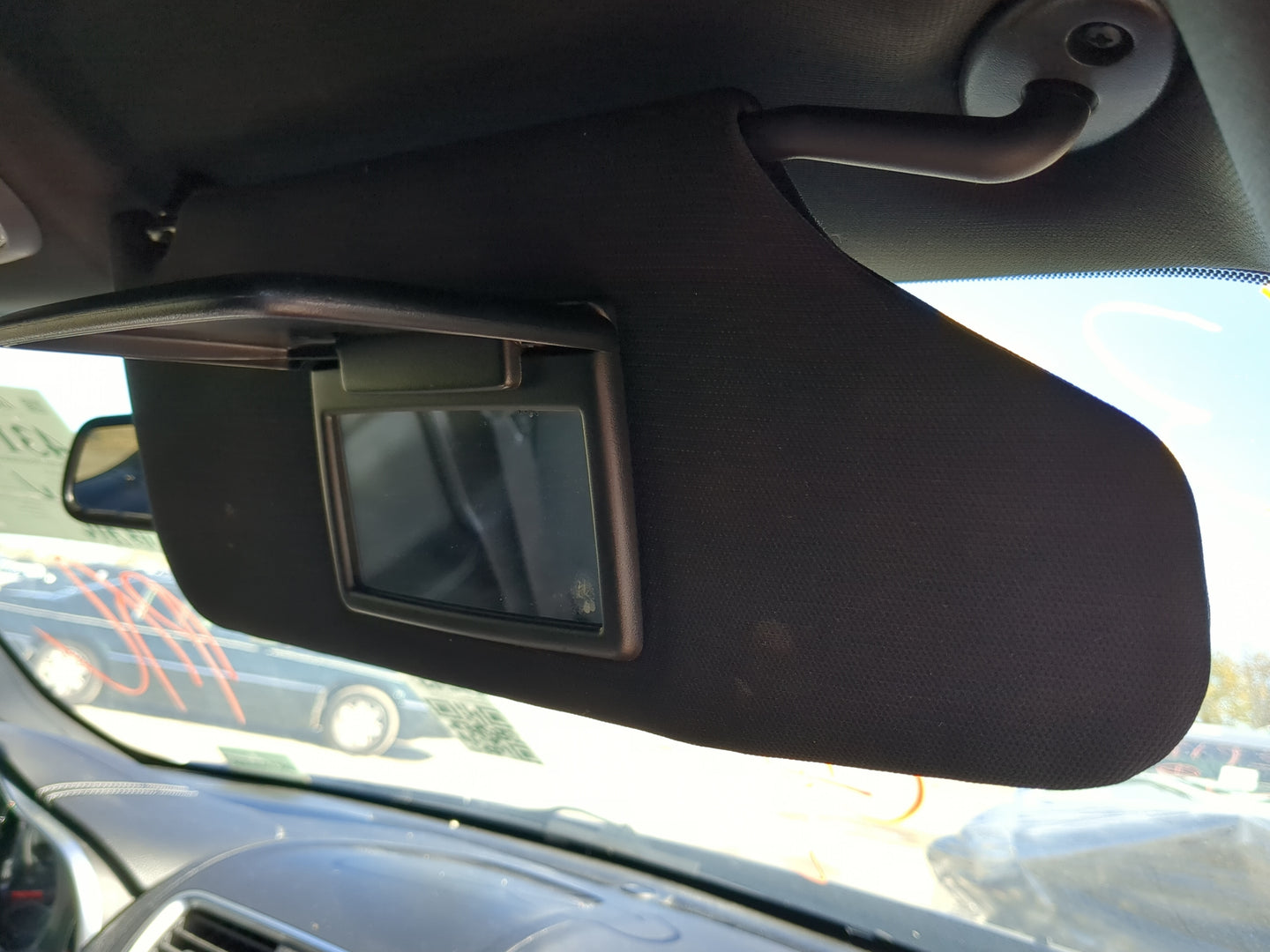 2011-2014 Dodge Avenger Sun Visor Shade Replacement Passenger Right Mirror Fits Fits 2011 2012 2013 2014 OEM Used Auto Parts