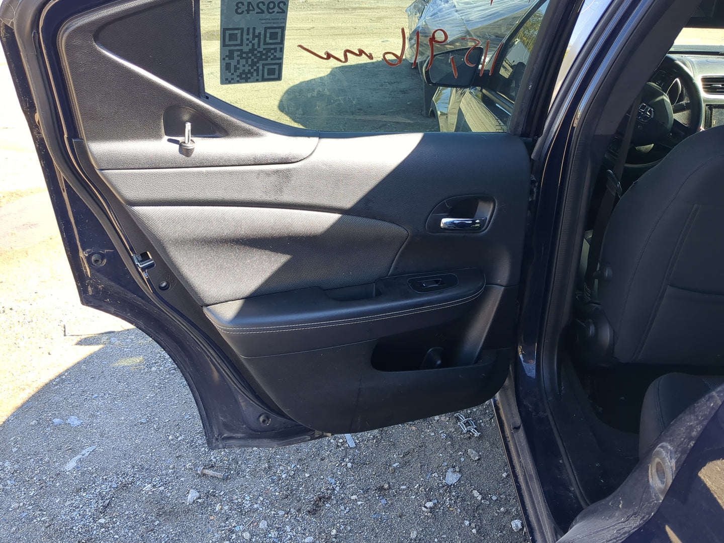 2008-2014 Dodge Avenger Driver Rear Door Oem - Oemusedautoparts1.com
