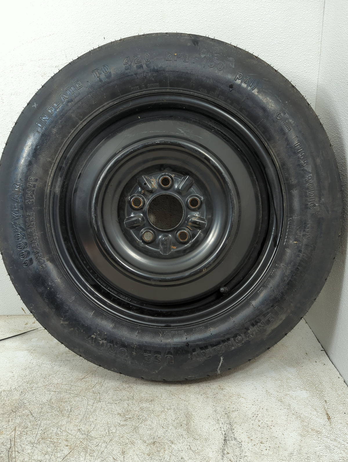 2008-2014 Dodge Avenger Spare Donut Tire Wheel Rim Oem 1220981 - Oemusedautoparts1.com