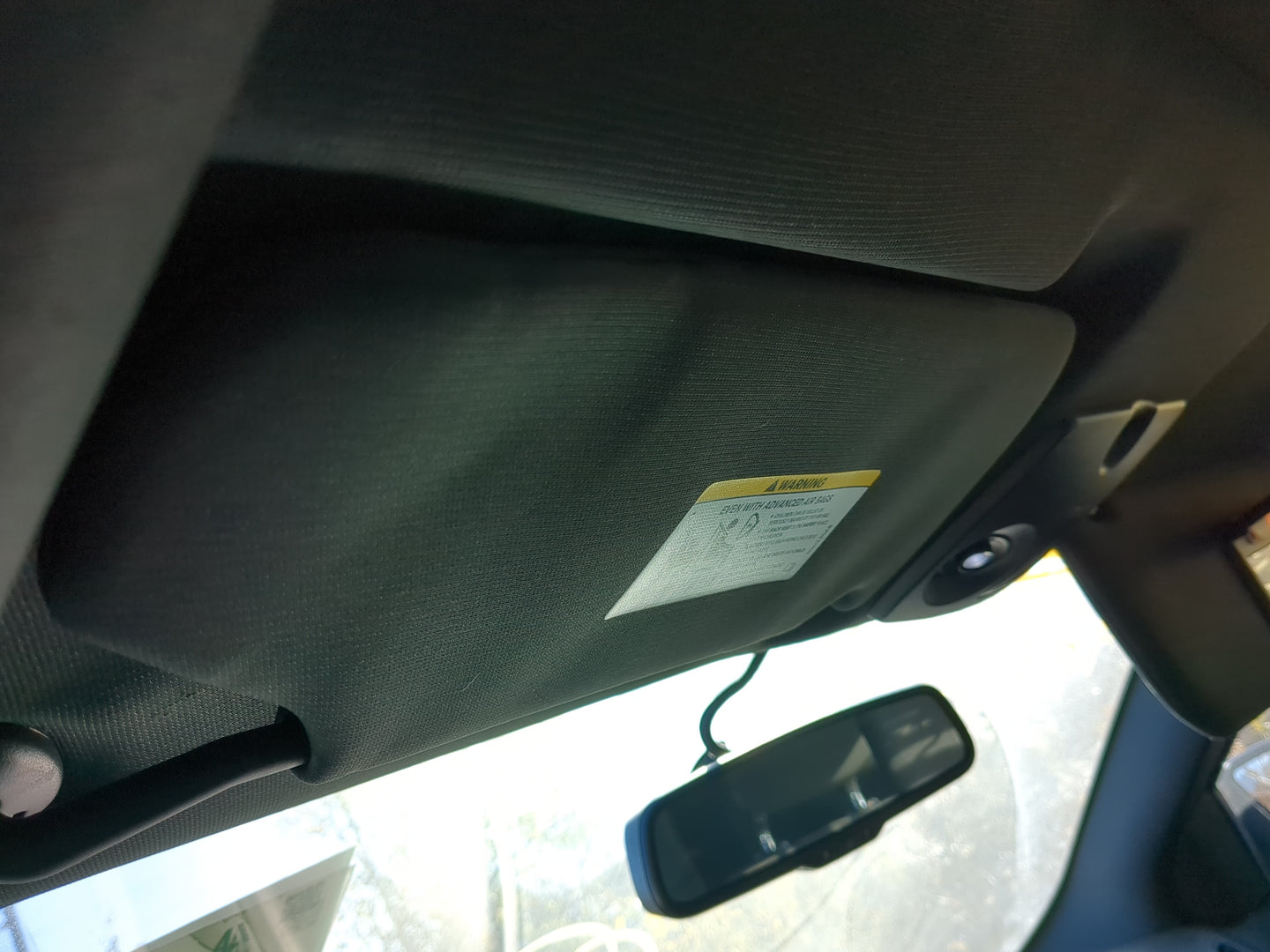 2011-2014 Dodge Avenger Sun Visor Shade Replacement Driver Left Mirror Fits Fits 2011 2012 2013 2014 OEM Used Auto Parts - O