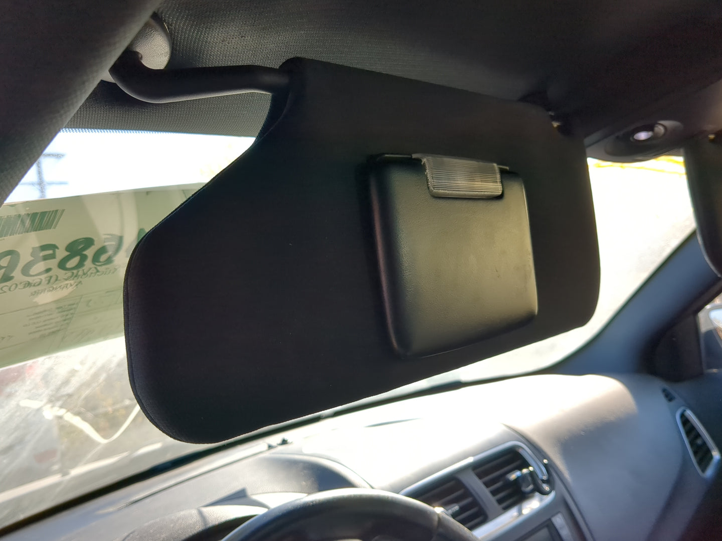 2011-2014 Dodge Avenger Sun Visor Shade Replacement Driver Left Mirror Fits Fits 2011 2012 2013 2014 OEM Used Auto Parts - O