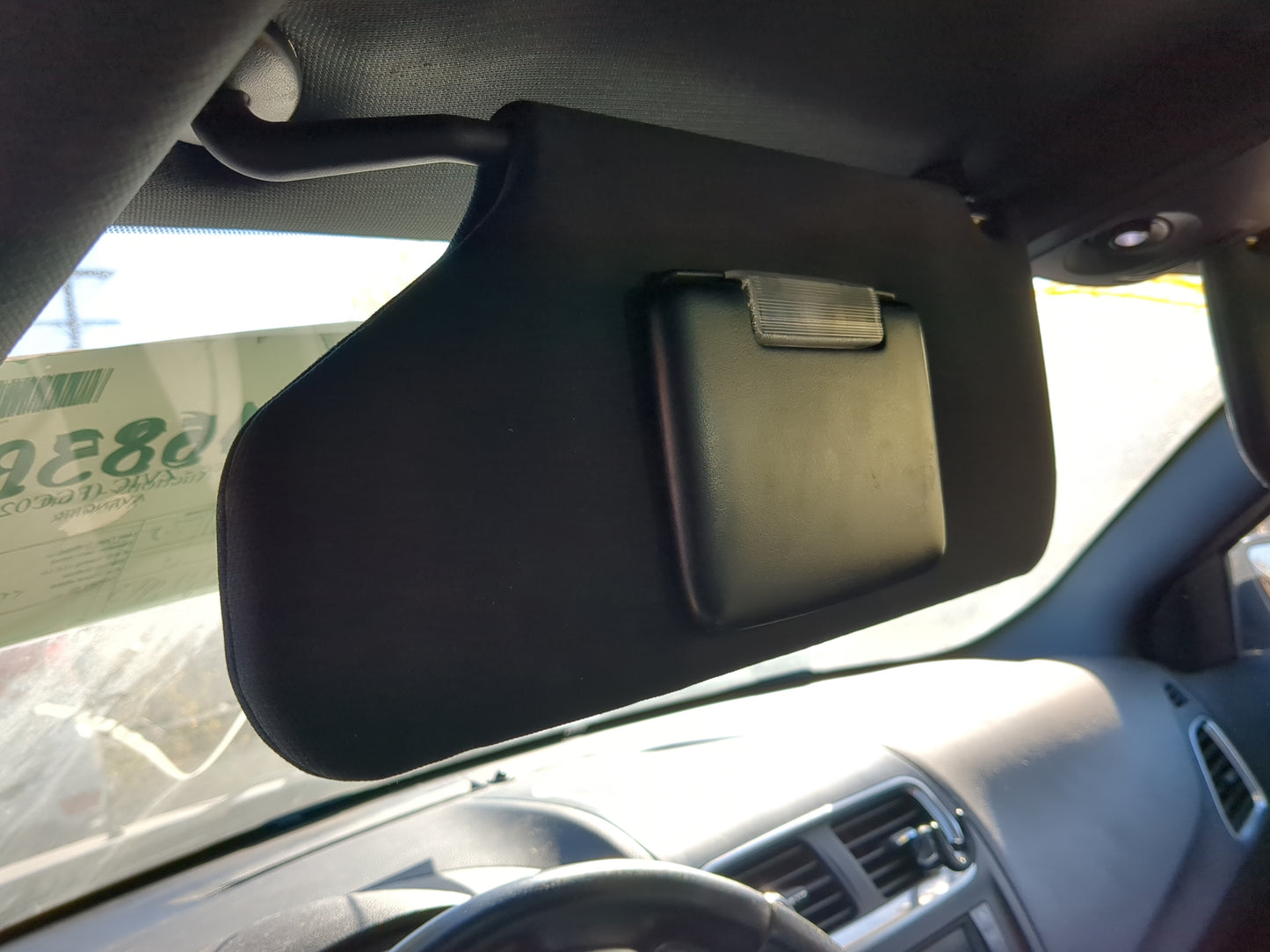 2011-2014 Dodge Avenger Sun Visor Shade Replacement Driver Left Mirror Fits Fits 2011 2012 2013 2014 OEM Used Auto Parts - O