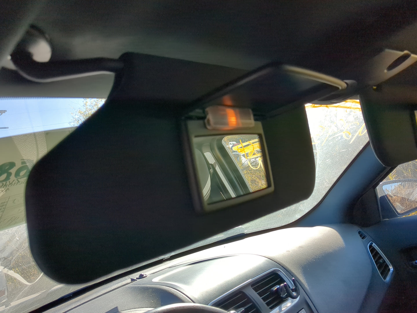 2011-2014 Dodge Avenger Sun Visor Shade Replacement Driver Left Mirror Fits Fits 2011 2012 2013 2014 OEM Used Auto Parts - O