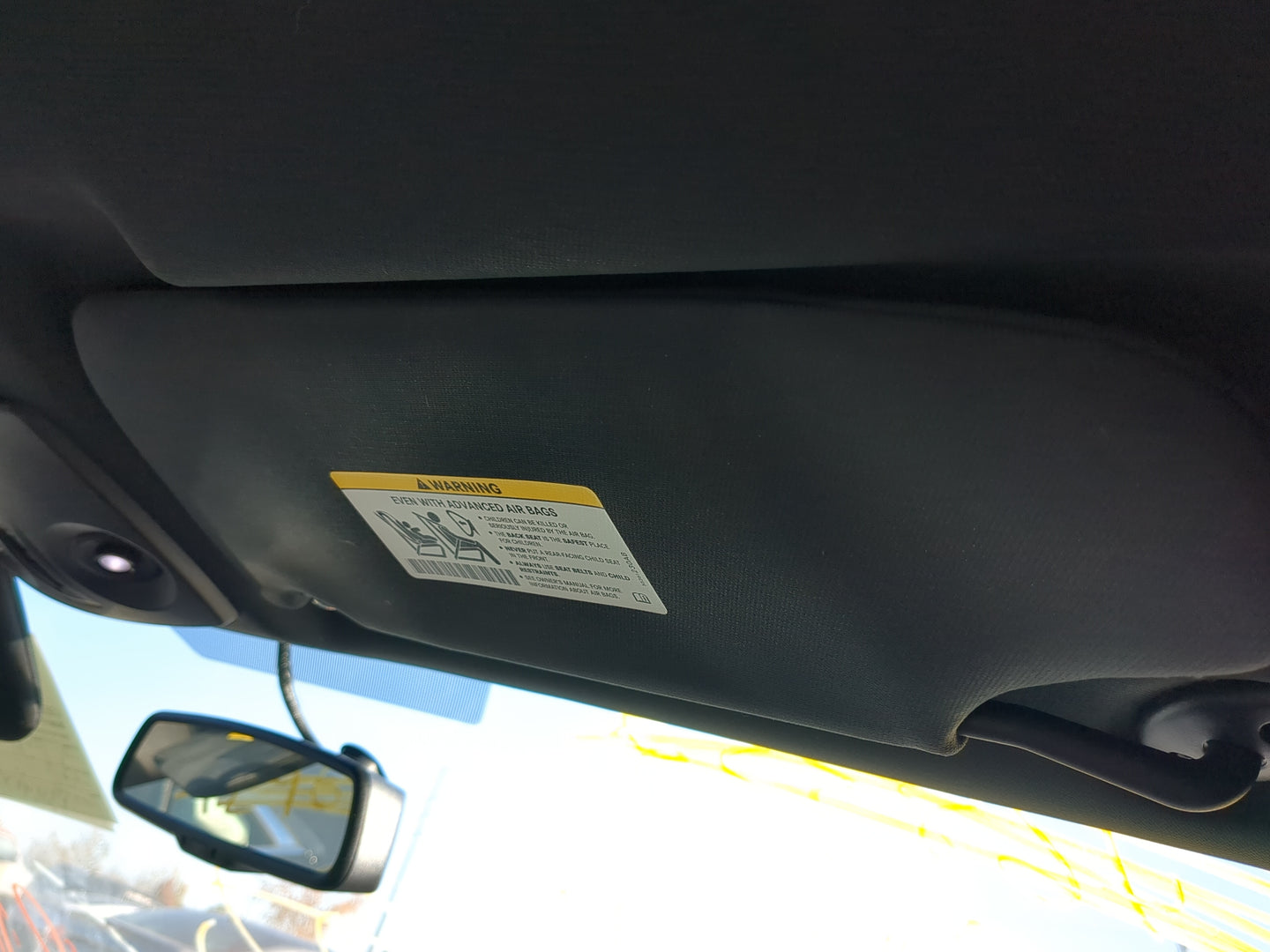 2011-2014 Dodge Avenger Sun Visor Shade Replacement Passenger Right Mirror Fits Fits 2011 2012 2013 2014 OEM Used Auto Parts