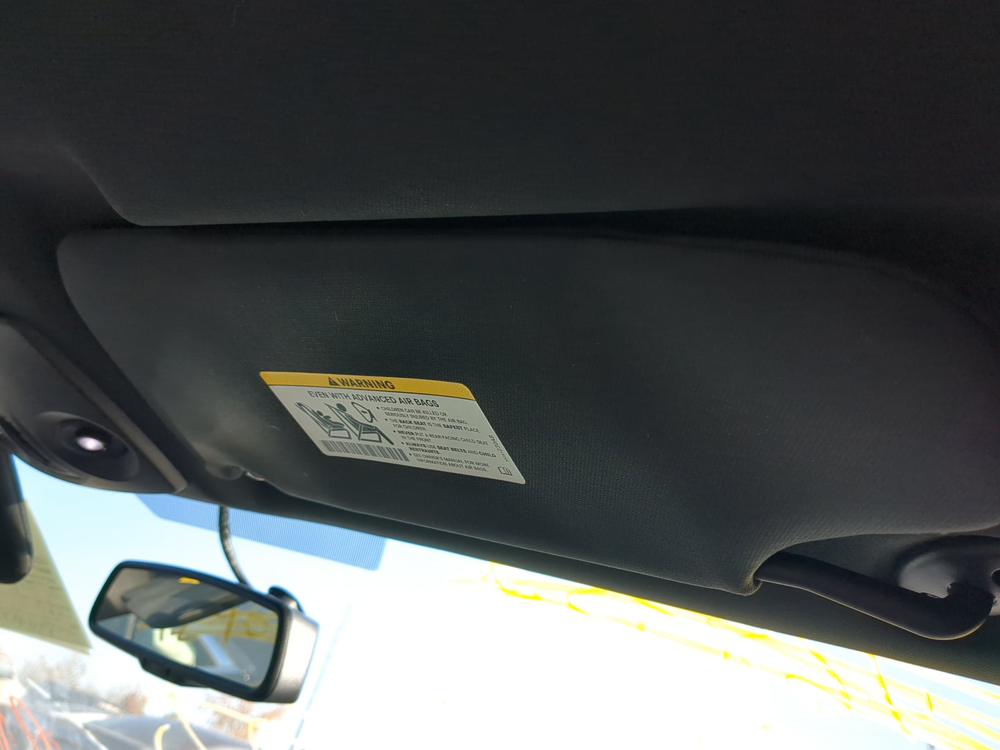 2011-2014 Dodge Avenger Sun Visor Shade Replacement Passenger Right Mirror Fits Fits 2011 2012 2013 2014 OEM Used Auto Parts