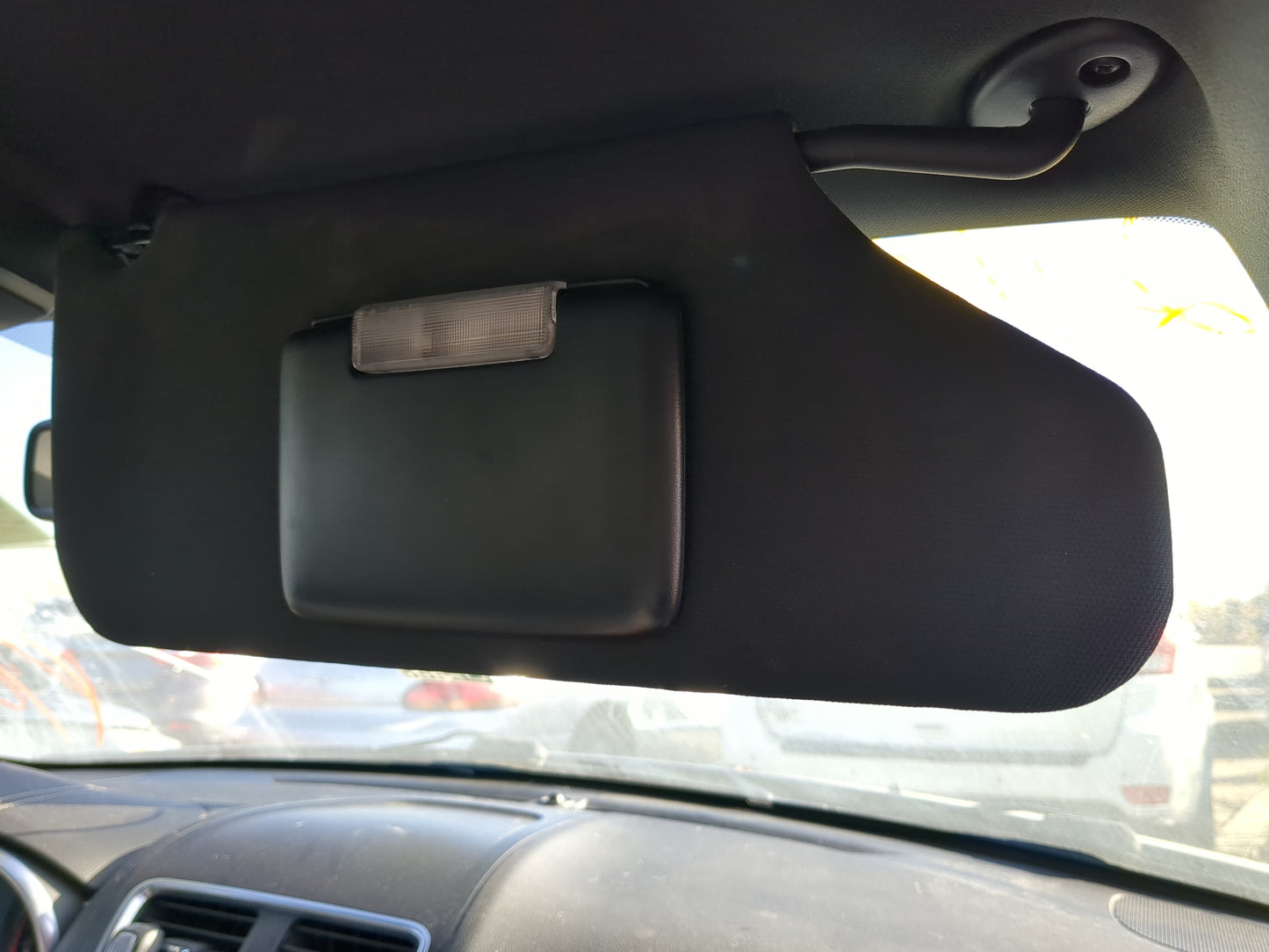2011-2014 Dodge Avenger Sun Visor Shade Replacement Passenger Right Mirror Fits Fits 2011 2012 2013 2014 OEM Used Auto Parts