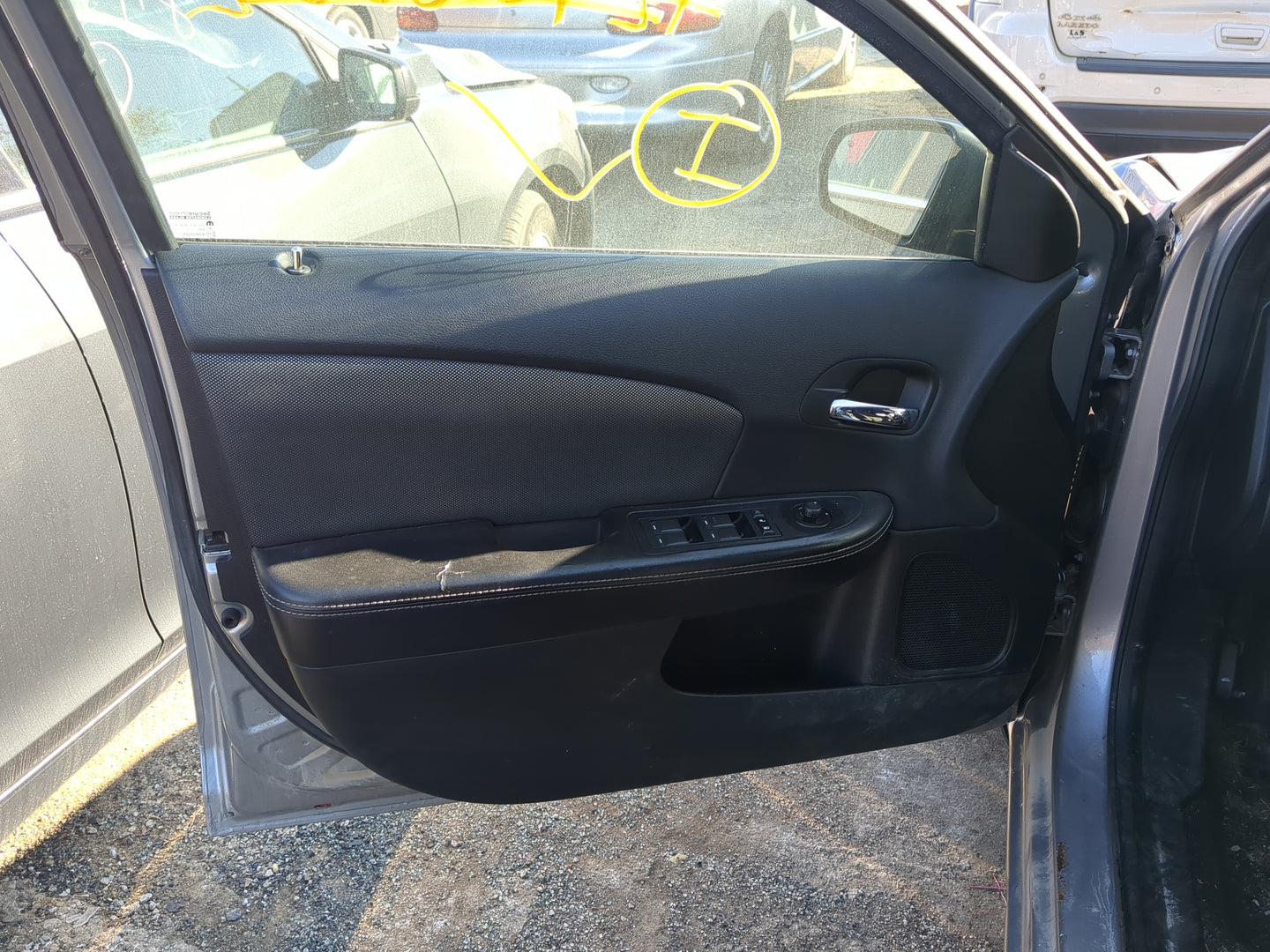 2014 Dodge Avenger Front Left Driver Interior Door Panel Trim - Oemusedautoparts1.com