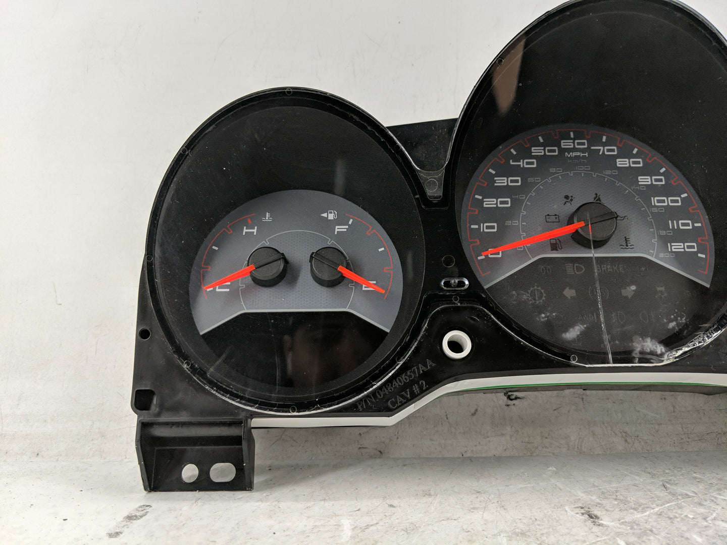 2011-2014 Dodge Avenger Instrument Cluster Speedometer Gauges P/N:T5KQI330345906 P56046513AH Fits Fits 2011 2012 2013 2014 O
