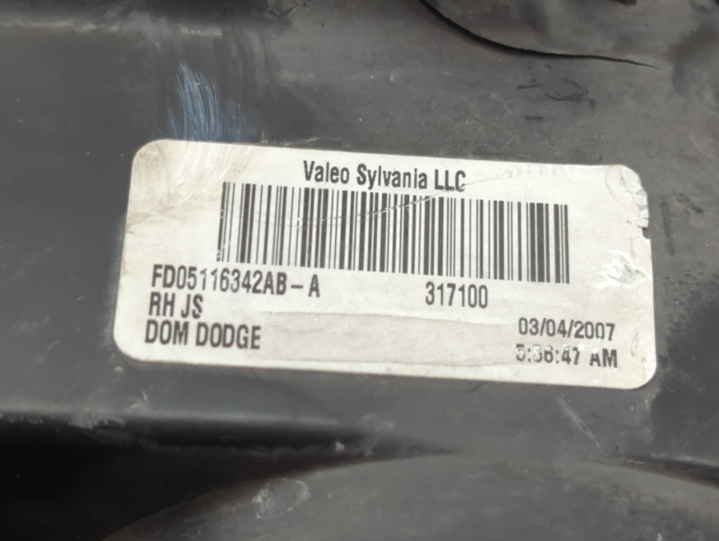2008-2014 Dodge Avenger Passenger Right Oem Head Light Headlight Lamp - Oemusedautoparts1.com