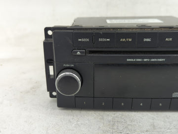 2013-2014 Dodge Avenger Radio AM FM Cd Player Receiver Replacement P/N:05091195AC Fits Fits 2013 2014 OEM Used Auto Parts