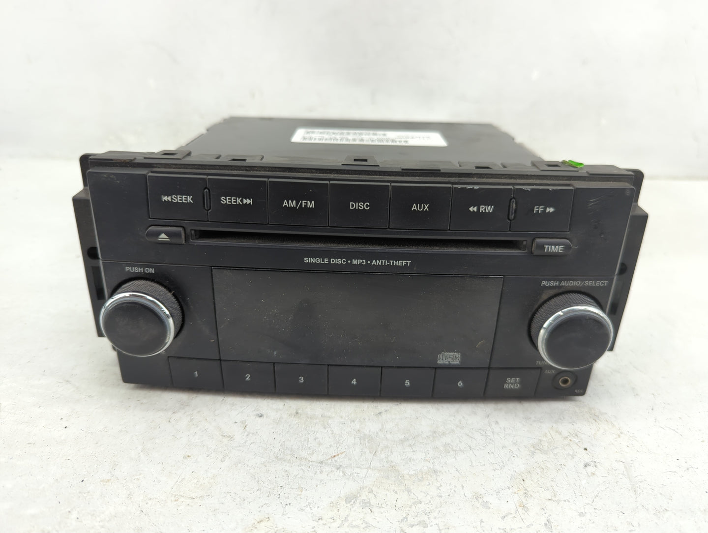 2013-2014 Dodge Avenger Radio AM FM Cd Player Receiver Replacement P/N:05091195AC Fits Fits 2012 2013 2014 2015 2016 2017 OE
