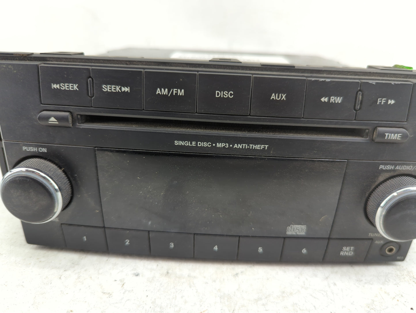 2013-2014 Dodge Avenger Radio AM FM Cd Player Receiver Replacement P/N:05091195AC Fits Fits 2012 2013 2014 2015 2016 2017 OE