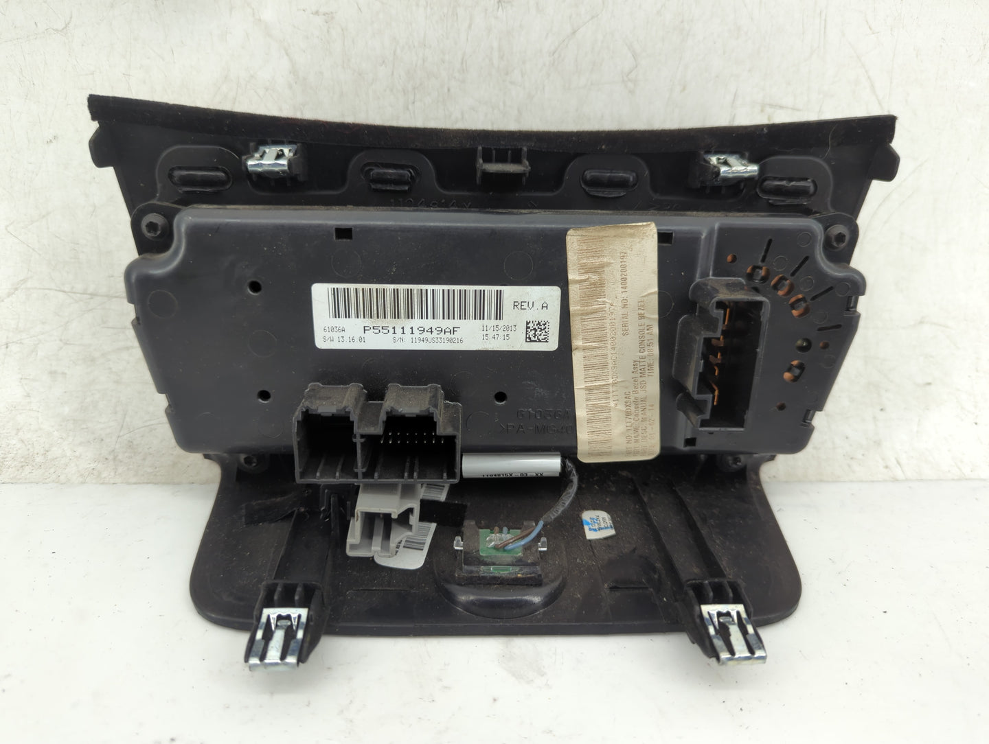 2010-2014 Dodge Avenger Climate Control Module Temperature AC/Heater Replacement P/N:P55111949AF Fits OEM Used Auto Parts - 