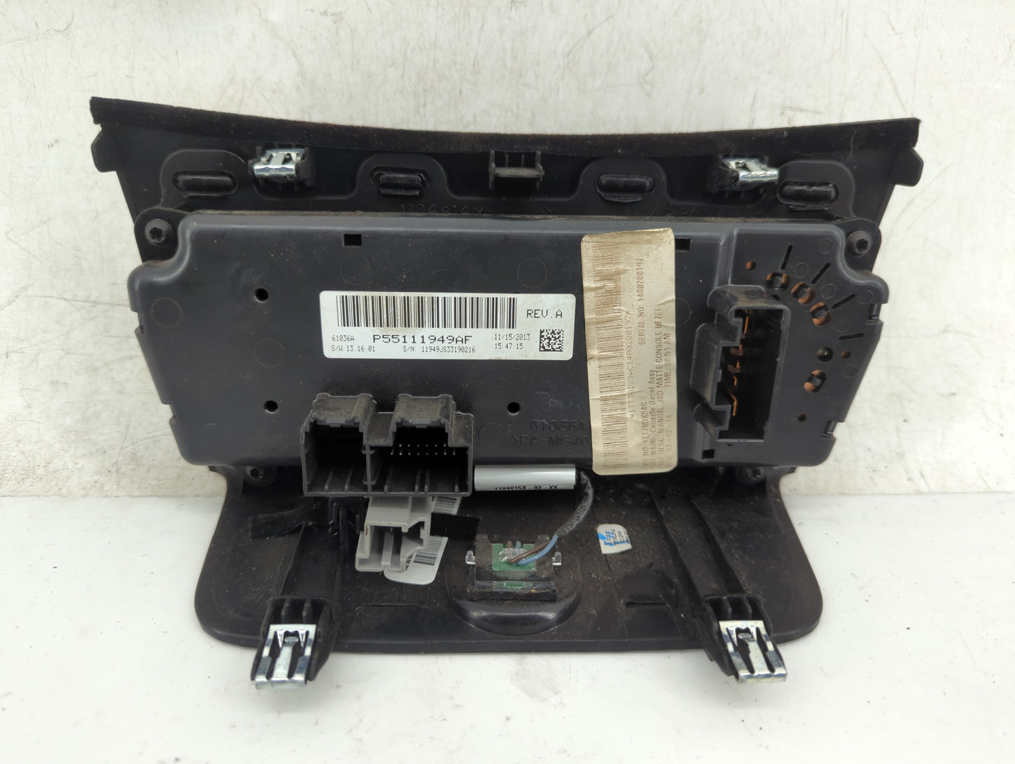 2010-2014 Dodge Avenger Climate Control Module Temperature AC/Heater Replacement P/N:P55111949AF Fits OEM Used Auto Parts - 
