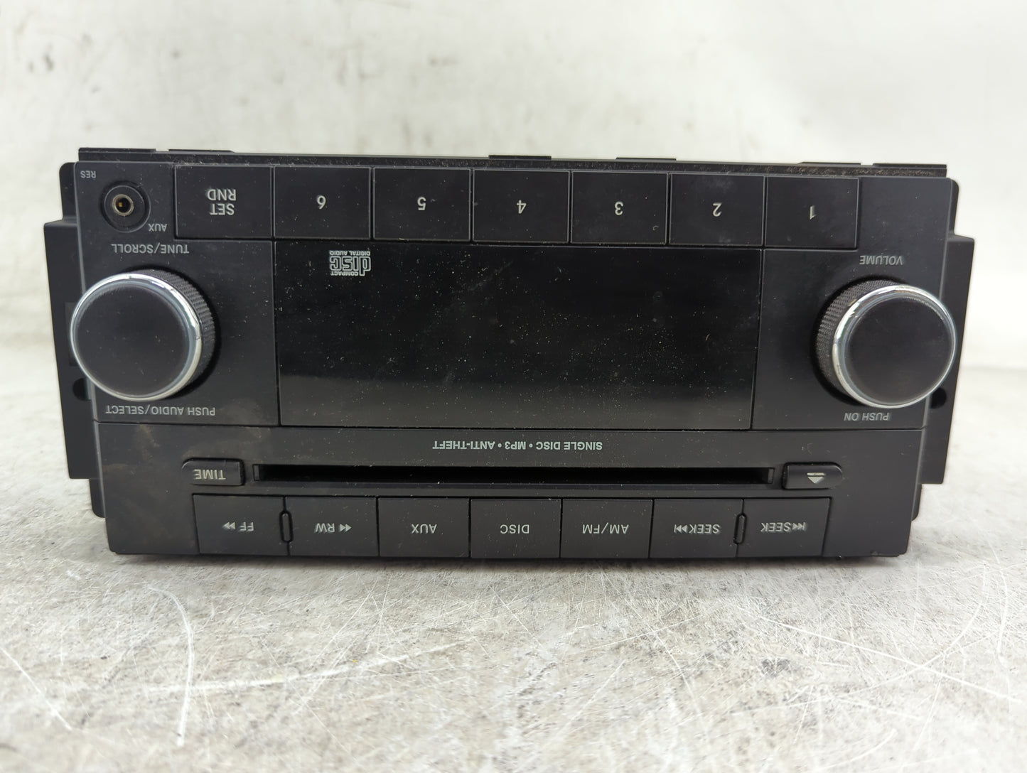 2013-2014 Dodge Avenger Radio AM FM Cd Player Receiver Replacement P/N:P05091195AC SPNP05091195AC Fits Fits 2013 2014 OEM Us