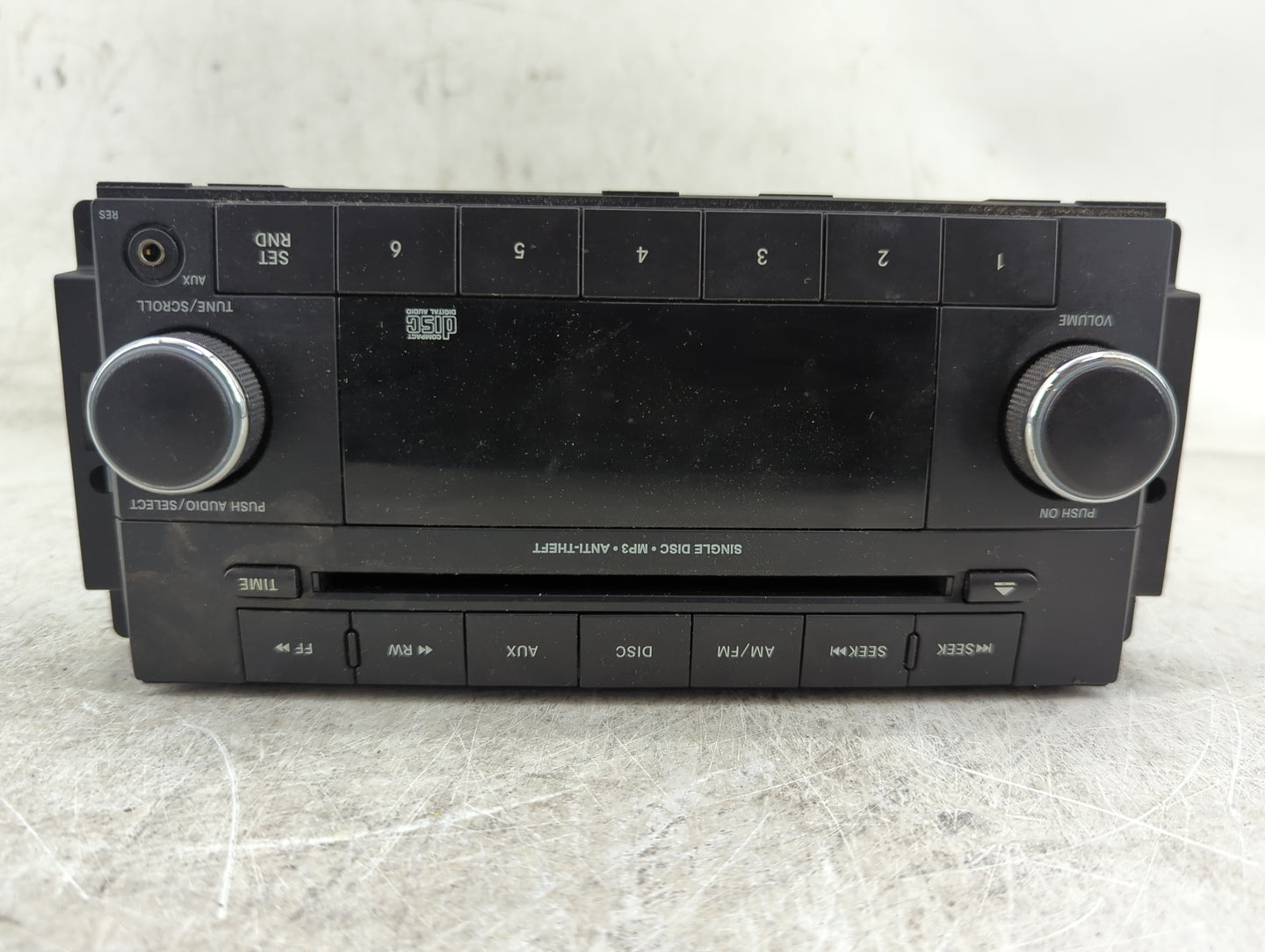 2013-2014 Dodge Avenger Radio AM FM Cd Player Receiver Replacement P/N:P05091195AC SPNP05091195AC Fits Fits 2013 2014 OEM Us
