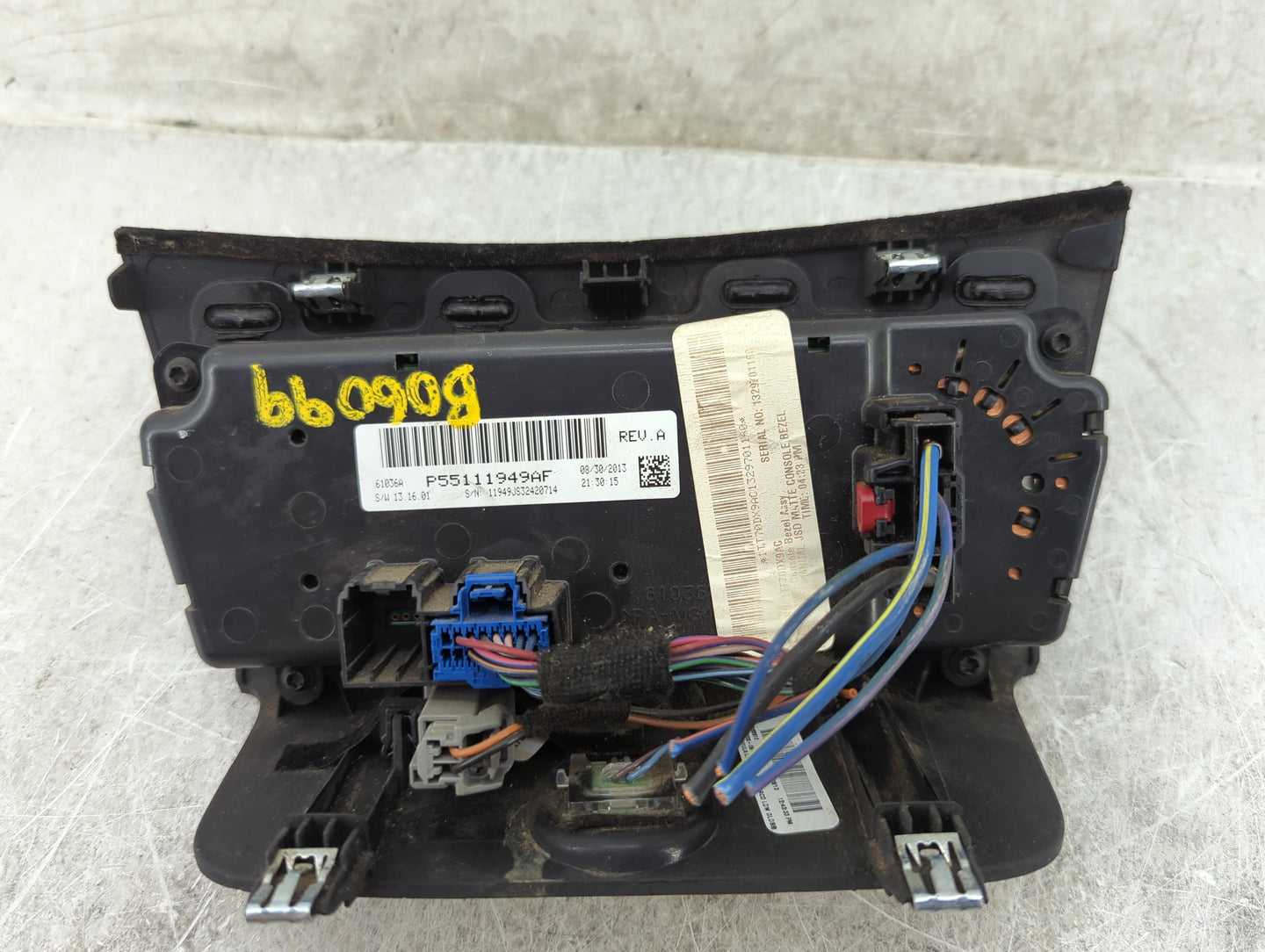 2010-2014 Dodge Avenger Climate Control Module Temperature AC/Heater Replacement P/N:P55111949AF Fits OEM Used Auto Parts - 