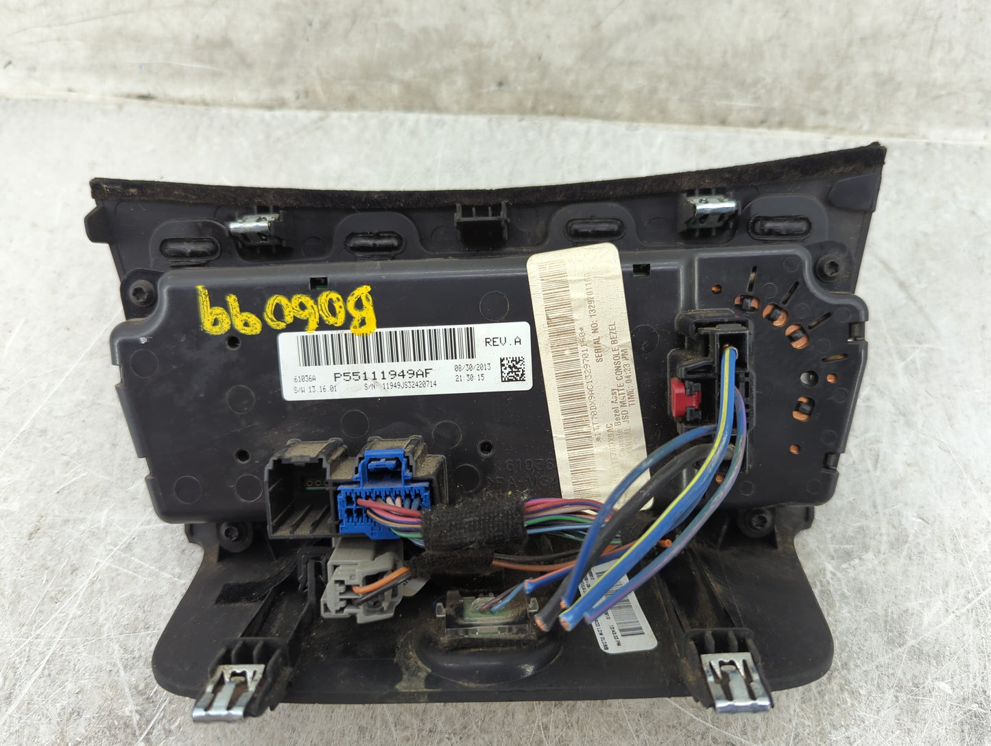 2010-2014 Dodge Avenger Climate Control Module Temperature AC/Heater Replacement P/N:P55111949AF Fits OEM Used Auto Parts - 