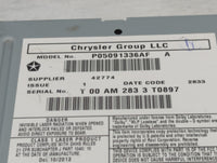 2014 Dodge Avenger Radio AM FM Cd Player Receiver Replacement P/N:P05091336AF Fits Fits 2013 2015 2016 2017 OEM Used Auto Pa