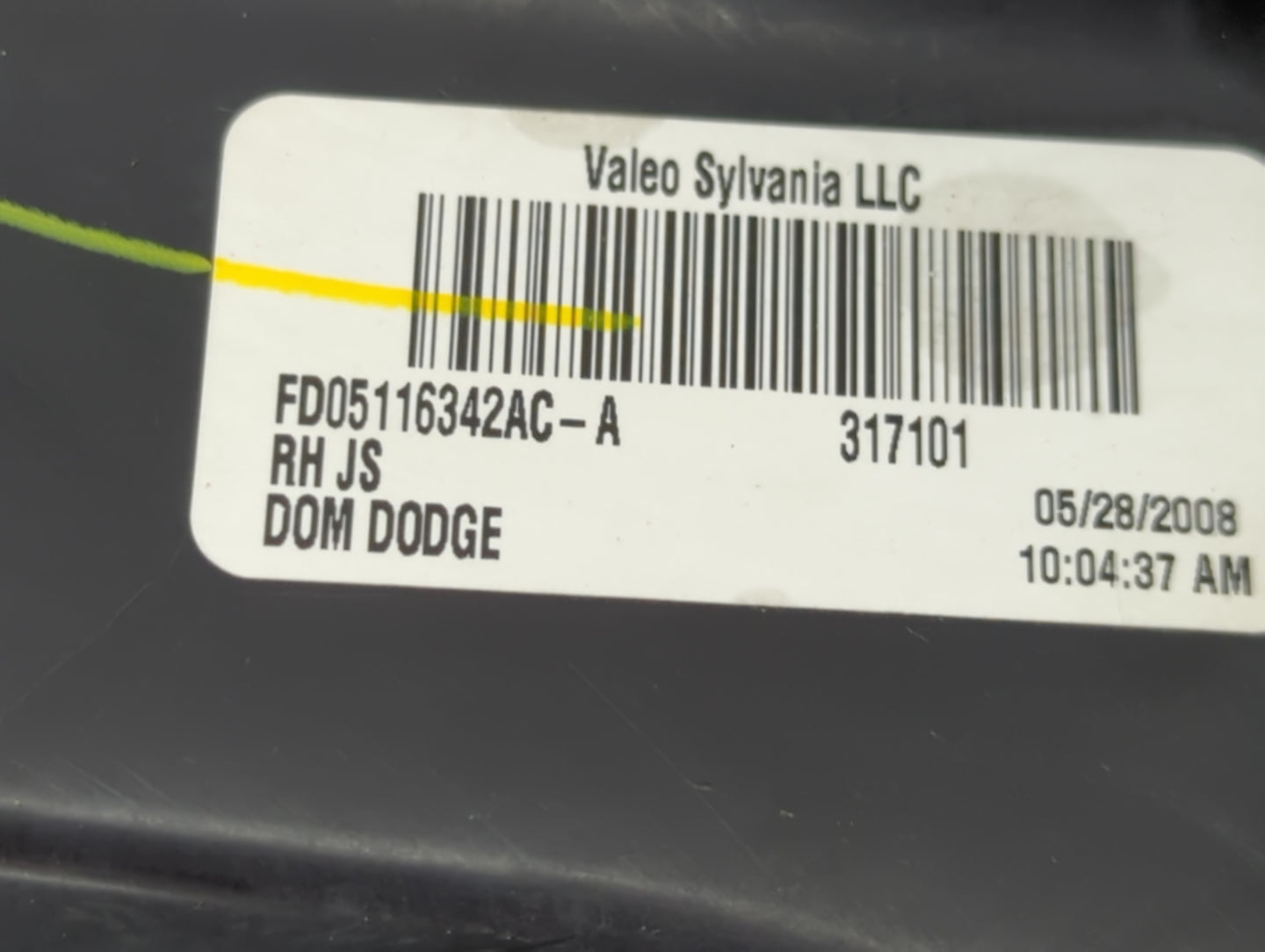 2008-2014 Dodge Avenger Passenger Right Oem Head Light Headlight Lamp - Oemusedautoparts1.com