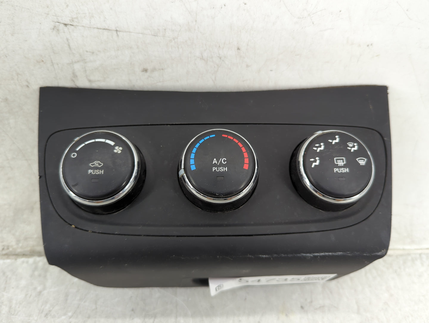 2014 Dodge Avenger Climate Control Module Temperature AC/Heater Replacement P/N:P55111949AF 11949JS33360833 Fits OEM Used Au