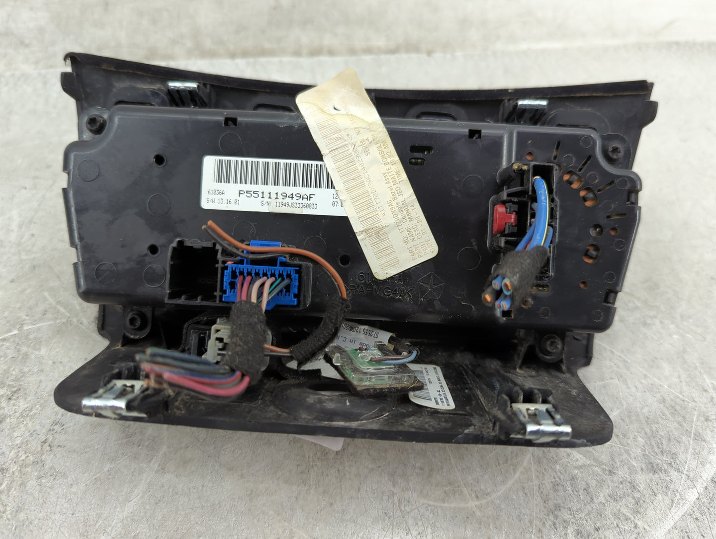 2014 Dodge Avenger Climate Control Module Temperature AC/Heater Replacement P/N:P55111949AF 11949JS33360833 Fits OEM Used Au