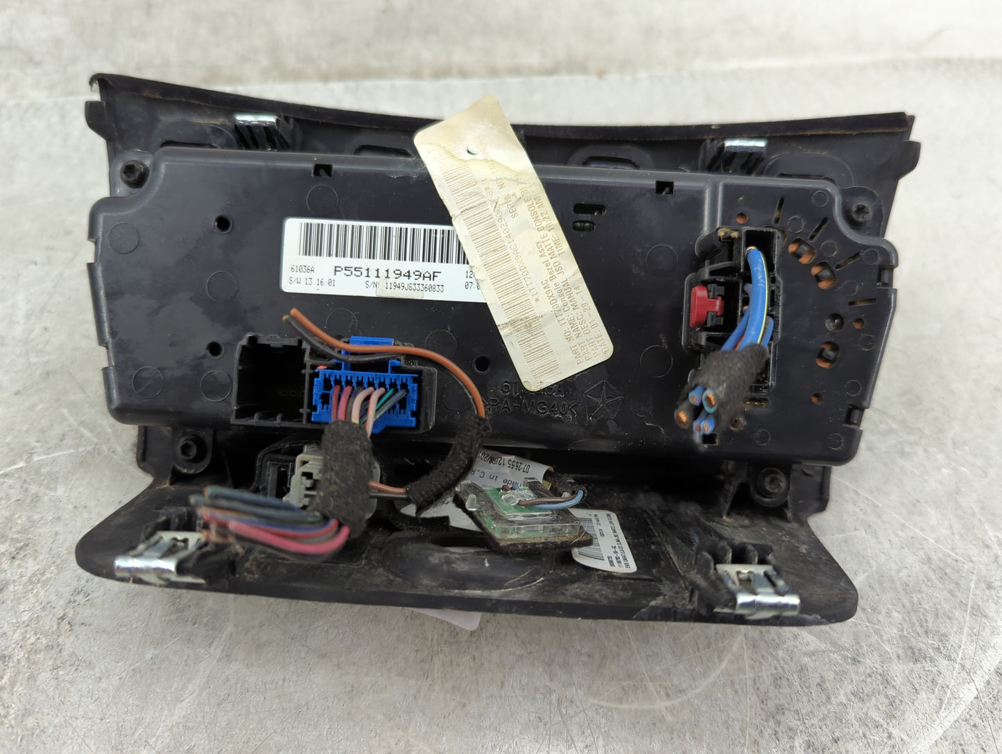 2014 Dodge Avenger Climate Control Module Temperature AC/Heater Replacement P/N:P55111949AF 11949JS33360833 Fits OEM Used Au