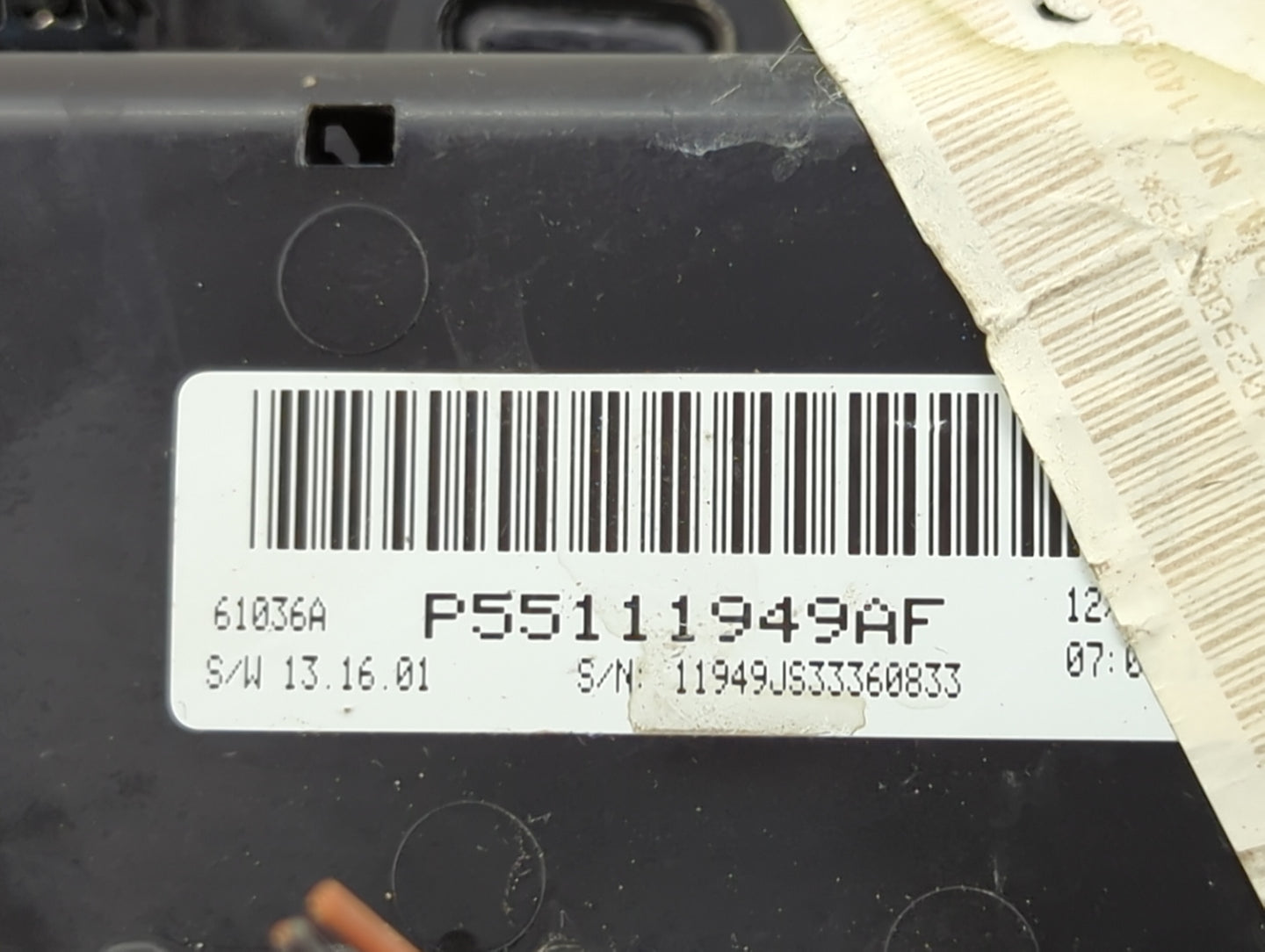 2014 Dodge Avenger Climate Control Module Temperature AC/Heater Replacement P/N:P55111949AF 11949JS33360833 Fits OEM Used Au
