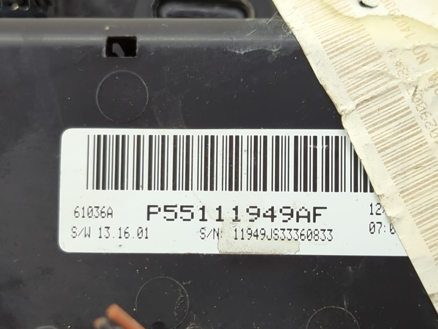 2014 Dodge Avenger Climate Control Module Temperature AC/Heater Replacement P/N:P55111949AF 11949JS33360833 Fits OEM Used Au