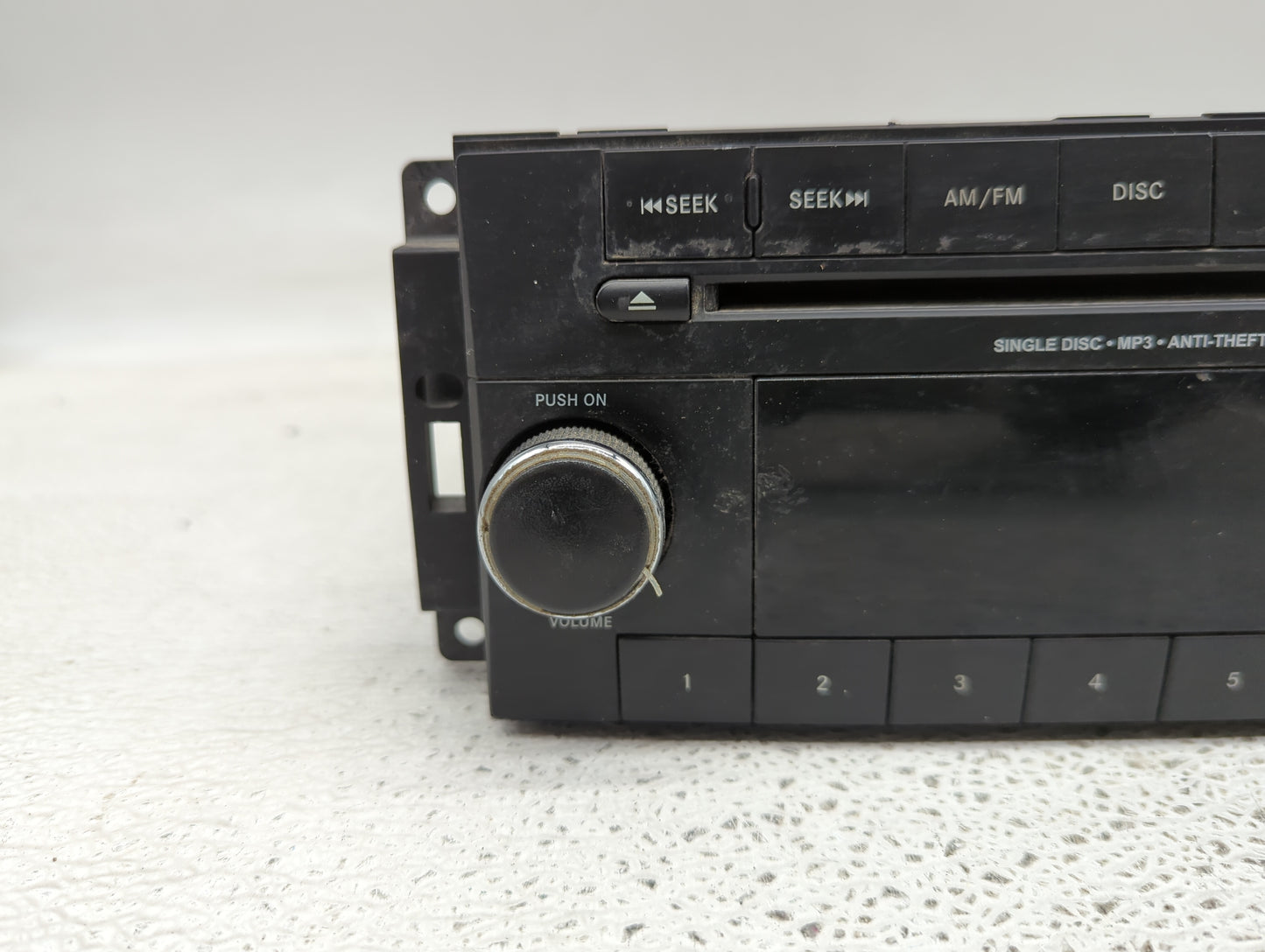2014 Dodge Avenger Radio AM FM Cd Player Receiver Replacement P/N:P05091195AC 05091195AC Fits OEM Used Auto Parts - Oemuseda