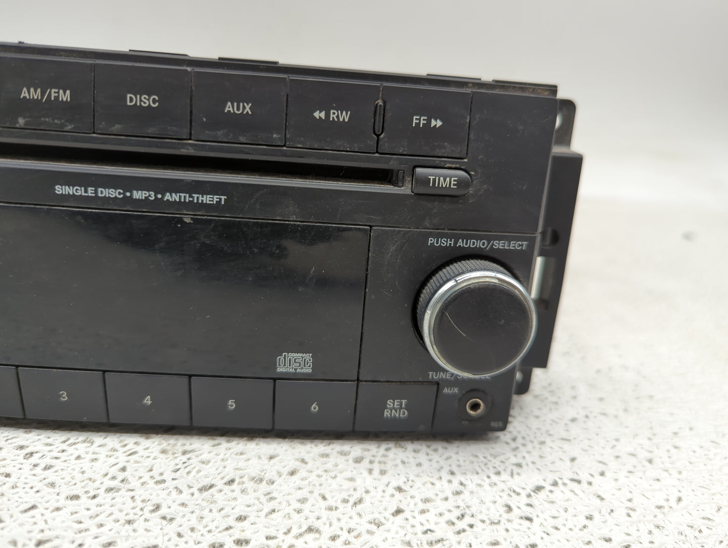 2014 Dodge Avenger Radio AM FM Cd Player Receiver Replacement P/N:P05091195AC 05091195AC Fits OEM Used Auto Parts - Oemuseda